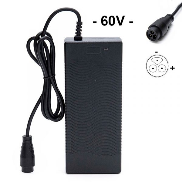 cargador 60V para patinete eléctrico