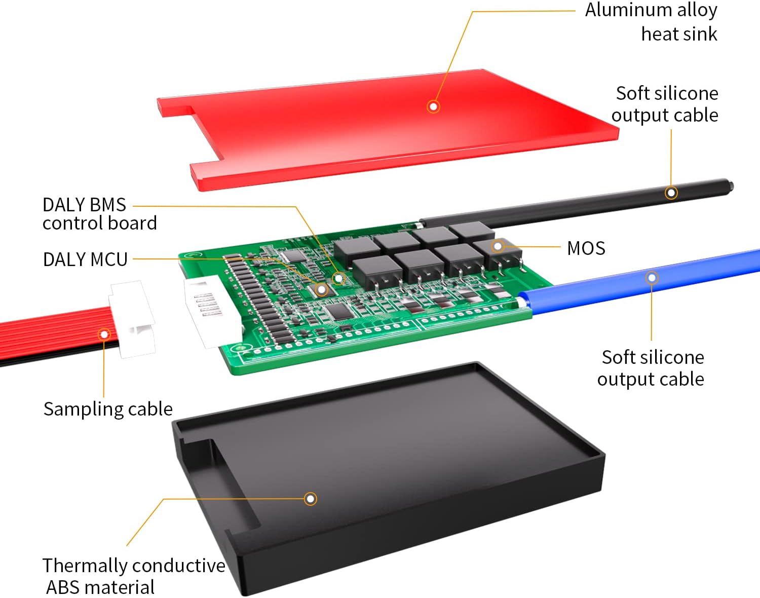 BMS Daly 3S-20S Li-ion 3.7v - Imagen 3