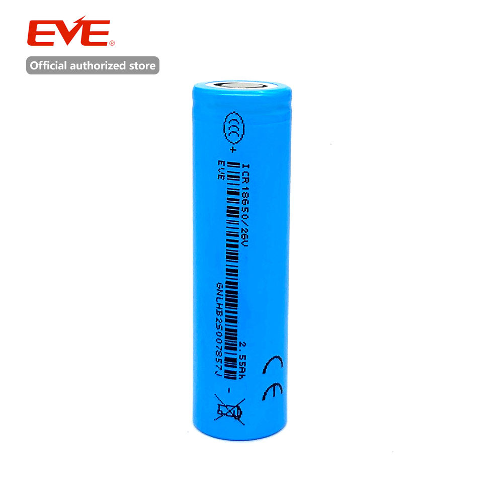 La celda EVE ICR18650-26V litio 2500mah